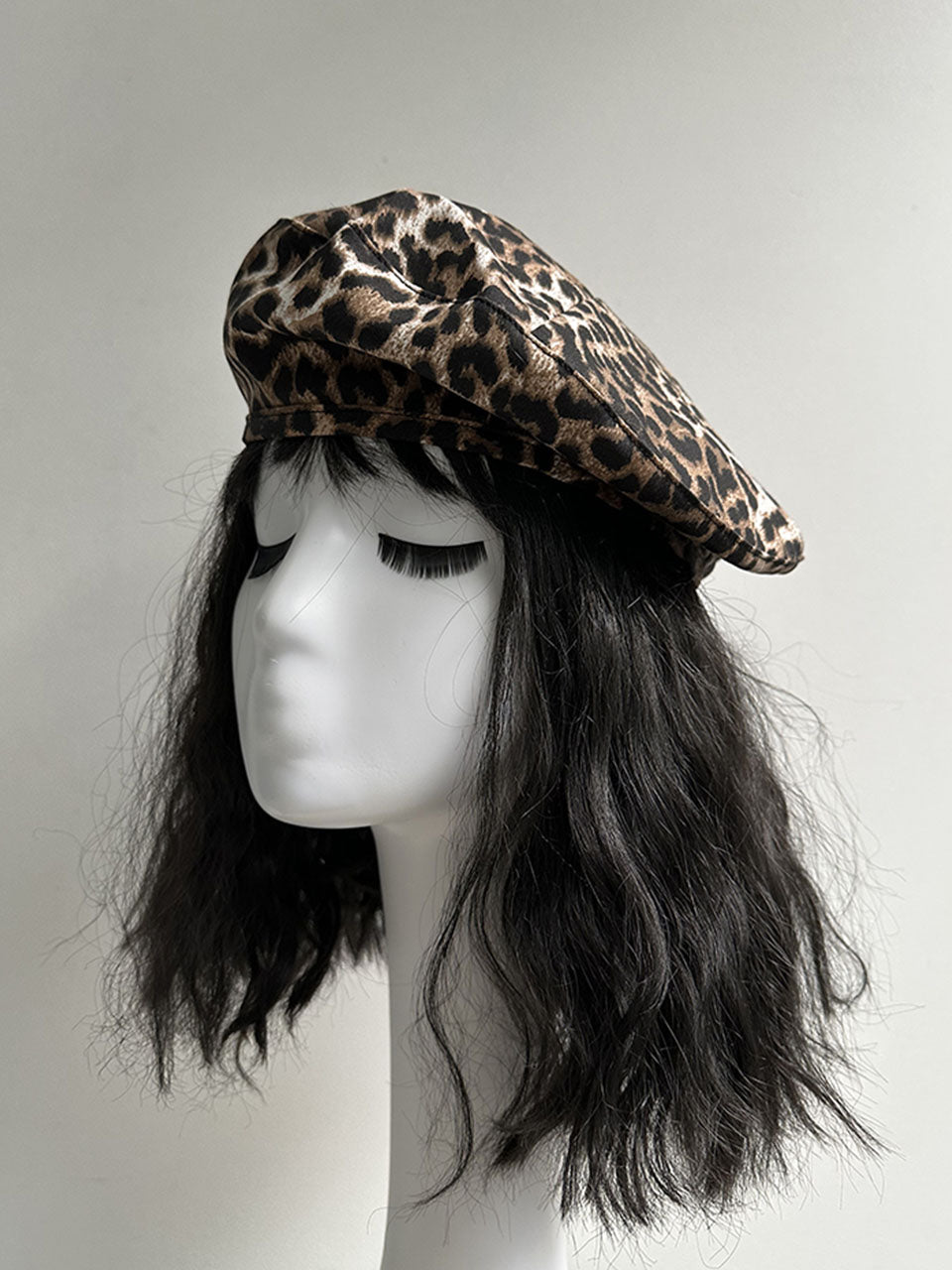 Leopard Print Vintage Beret